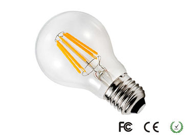 il globo della lampadina del filamento di 630lm 6W Dimmable LED ha modellato le lampadine principali per la camera da letto