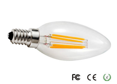 Lampadina unica della candela del filamento del risparmio energetico LED 4 watt per le sale riunioni