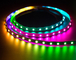 Luce di striscia flessibile indirizzabile di RGB LED di colore pieno delle lampade fluorescenti WS2812 60LEDs di SMD LED