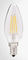 Lampada ad incandescenza di volt E12S C35 4W LED di rendimento elevato 110 per le sale riunioni