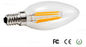 Lampadina della candela del filamento del risparmio energetico PFC 0,85 E14 4W LED per i saloni
