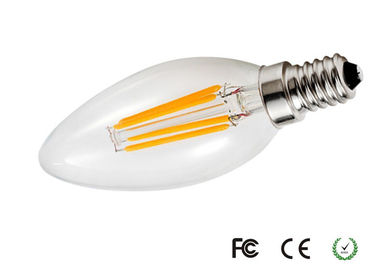 Lampadina della candela del filamento di C35 4W LED, AC100V - lampada del soffitto di 240V 360LM LED