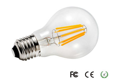 Lampadina del filamento di watt A60 Dimmable LED di rendimento elevato 6 con l'angolo d'apertura 360º