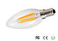 Lampadine E12S PFC&gt;0.85 di bianco 4000K della candela del filamento naturale di vecchio stile